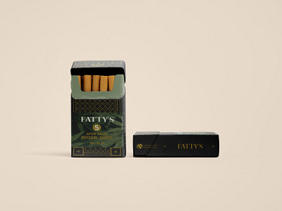 Marijuana Cigarettes Packaging - pitch graphic design packaging