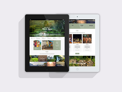 Visit West Java Web Design graphic design ui