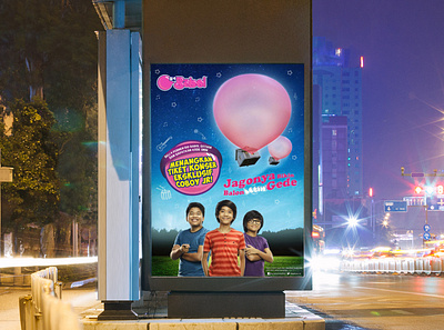 Big Babol - Key Visual Poster above the line advertising graphic design