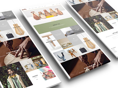 Online store homepage, web UI ui design uiux web design