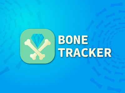 Bone Tracker - App Idea branding design illustration illustrator logo