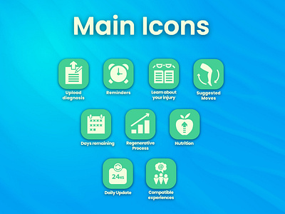 Bone Tracker - Main Icons