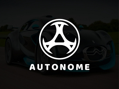 autonome 01 business logo car logo flat logo minimal minimal logo minimalist logo