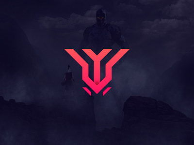 Y letter titan logo