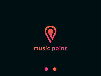 music point app logo app app icon best logo brand design brand identity branding branding concept branding design creative logo flat logo logo logo design minimal minimal logo minimalist logo modern logo music music app music logo unique logo