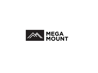 M letter mountain logo