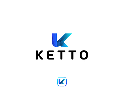 K letter k modern logo