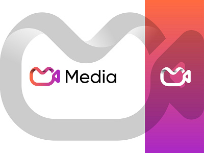 M letter media logo app icon branding colorful logo creative logo design entertainment logo flat logo gradient logo illustration logo logo design m m letter logo media media logo minimal logo minimalist logo modern logo ui unique logo