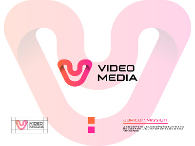 V letter logo M letter logo VM letter logo