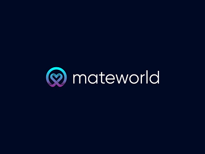 MW & World logo Mate World app logo love app love logo