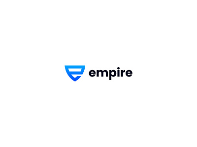 Empire logo E letter logo Shield logo brand identity branding e e letter logo empire logo minimalist logo modern logo security logo shield tech