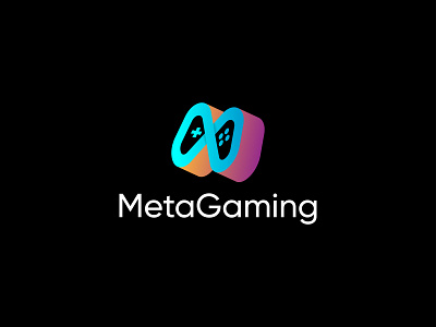 Meta Verse logo gaming logo