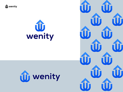 W letter Unity logo