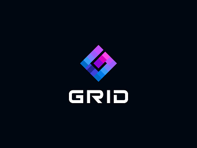 G letter modern logo grid logo