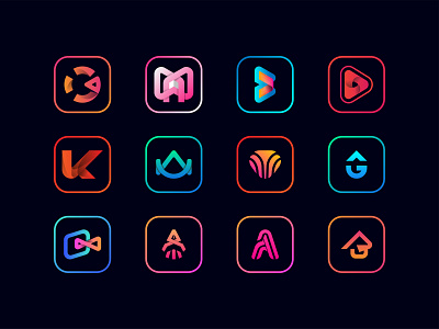 Modern logo app logo