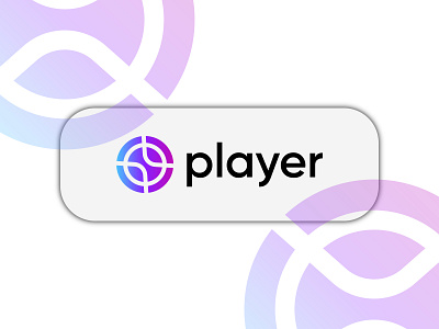 Player ball logo abstract logo ball blockchain brand identity branding coin crypto cryptocurrency currency fintech game geometric logo icon identity investment modern logo play mark software technology trade