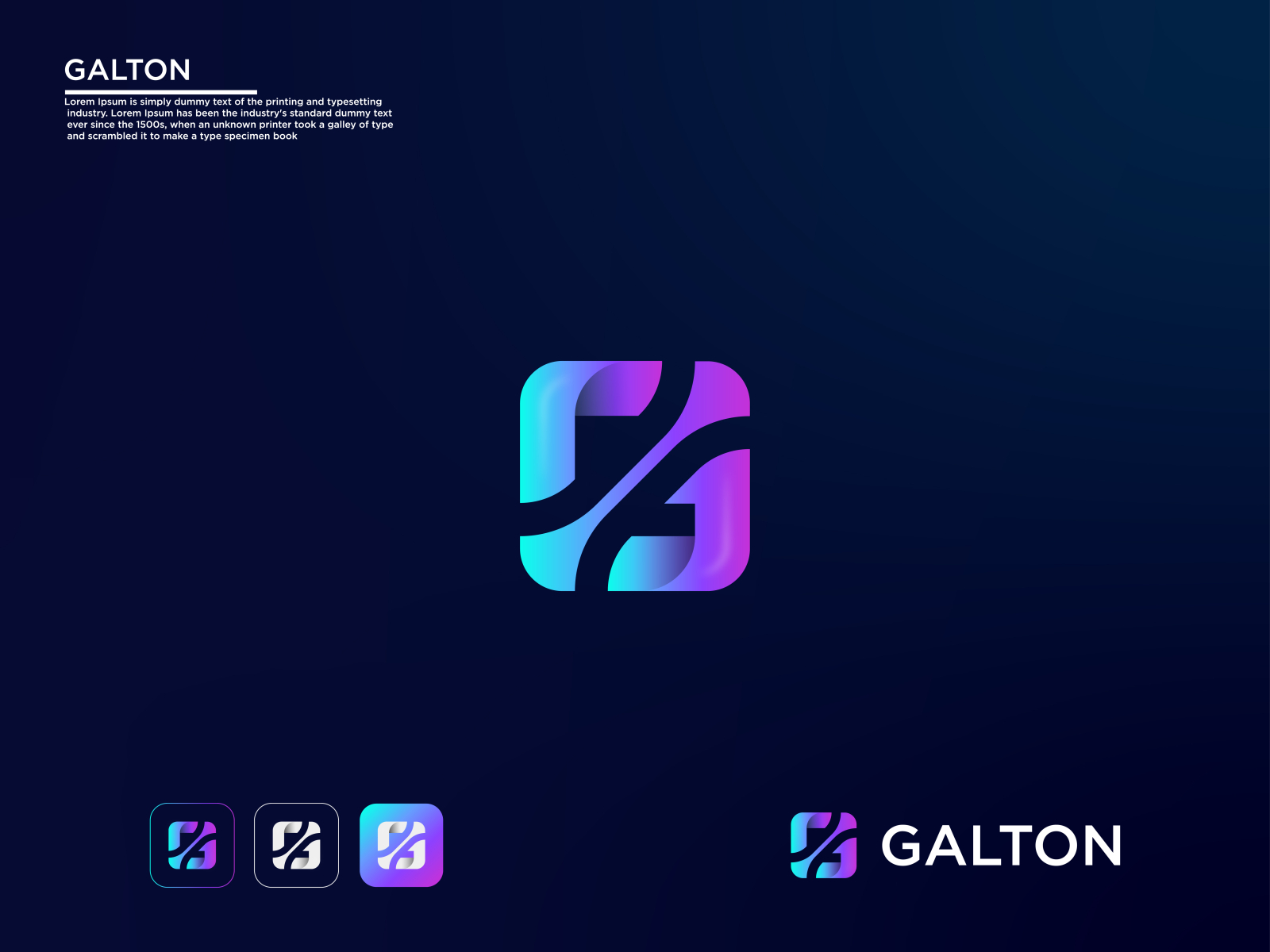 G letter modern abstract monogram logo by Kazal Islam on Dribbble