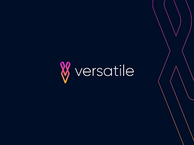 V letter modern versatile logo bank bit coin branding branding design creative logo crypto currency gradient it lettering logo logo design tech technology unique unused v wordmark