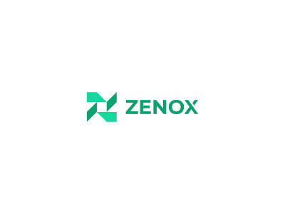 Zenox visual identity logo and branding Z letter