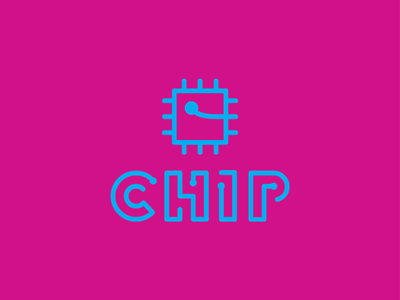 CHIP I.D branding computer chip identity magenta next level nextthingco. space makers
