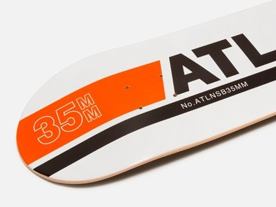 Atlas x NikeSB / 35mm Project 35mm atlas skateboarding black board graphic orange vintage photography white