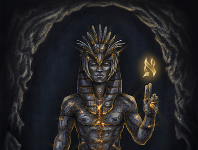 The Avatar character design concept art egyptian gods enlightenment fantasy art illustration inspirational spiritual storytelling visual development