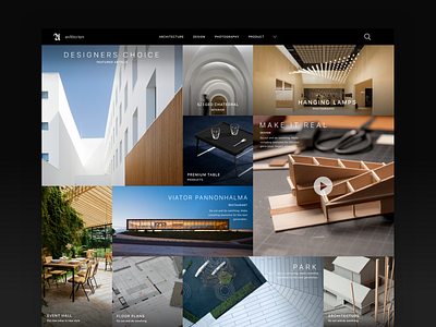 Architecture and Design Magazine design elegant logo ui