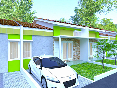 Housing in Legok #3D Design 3d 3d design 3d designer exterior design