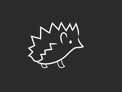 hedgehog animals branding hedgehog icons linework logo