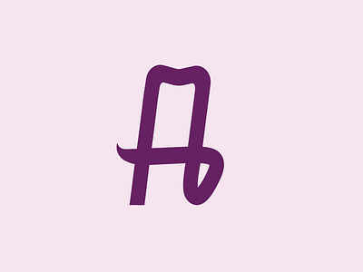 HM logo handlettering lettering lettermark logo logodesign logotype m monogram monoline