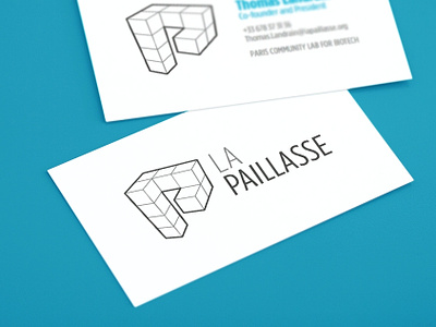 New Logo La Paillasse (biohackerspace) - Paris 3d biohackerspace branding design identity branding illustrator la paillasse logo paris