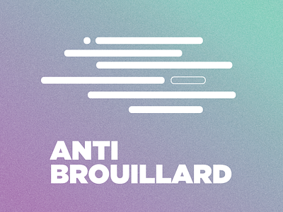 New logo Podcast AntiBrouillard - Paris branding color color gradient fog green identity identity branding illustrator logo new technology paris podcast purple technology vector white