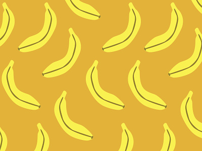 B-A-N-A-N-A-S bananas illustration pattern