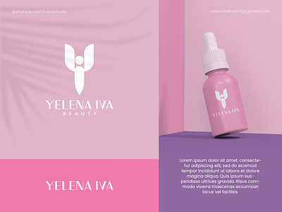 Yelena Iva Logo Design affinitydesigner branding graphic design logo monogram vector