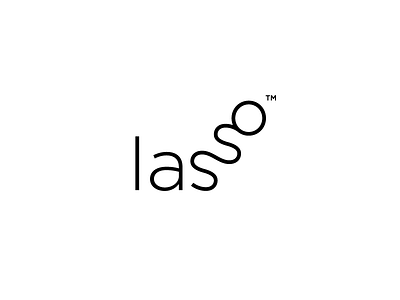 Lasso Logotype branding concept cowboy flat lasso letter lettering logo logotype mark minimal monogram