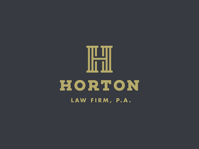 Horton blocks column law logo