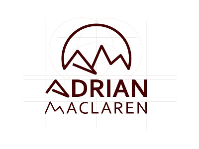 Adrian Maclaren Logo branding design graphic design illustration logo typography vector