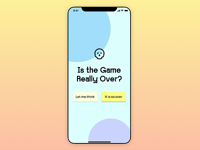 Oh, it is so over app design gaming minimal mobile mobile app texture typography ui ux