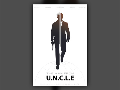 The Man from U.NC.L.E design illustration poster design vector