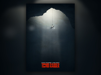 Tomb Raider design illustration poster design vector