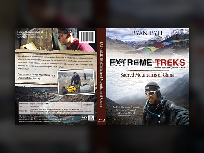 Extreme Treks: Sacred Mountains of China cover art cover design