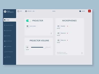 Presentation Control Panel