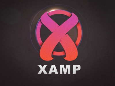 XAMP logo excersise 2016 color gradient logo music