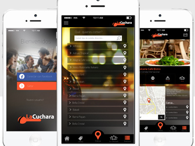 La Cuchara App - Prototype app ui ux