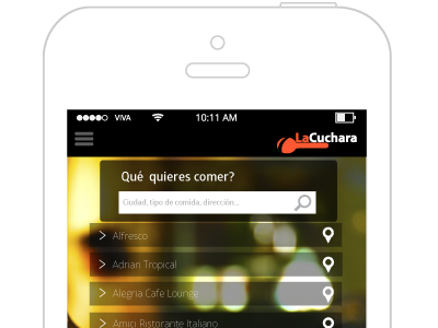 La Cuchara App - Prototype app ui ux