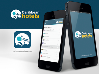 Work in Progress Caribbean Hotels App app design ux
