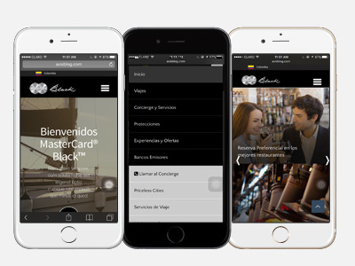 Building Mobile Experience for MasterCard® Black™