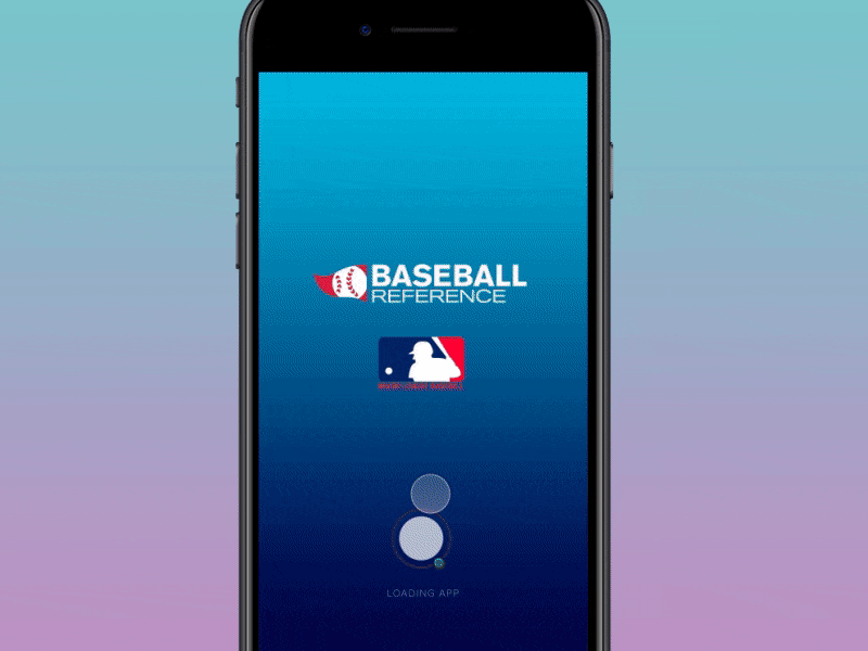 MLB Baseball-Reference.com App ui ux