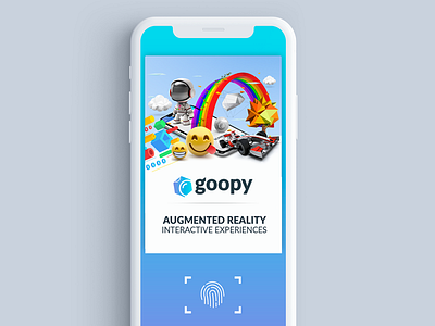 Scan Screen for Goopy.io AR App