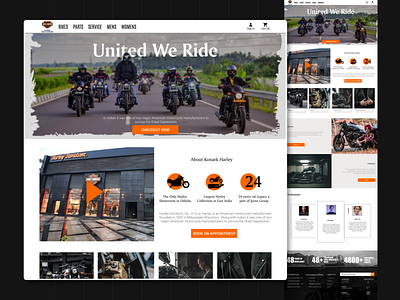 Harley-Davidson webdesign